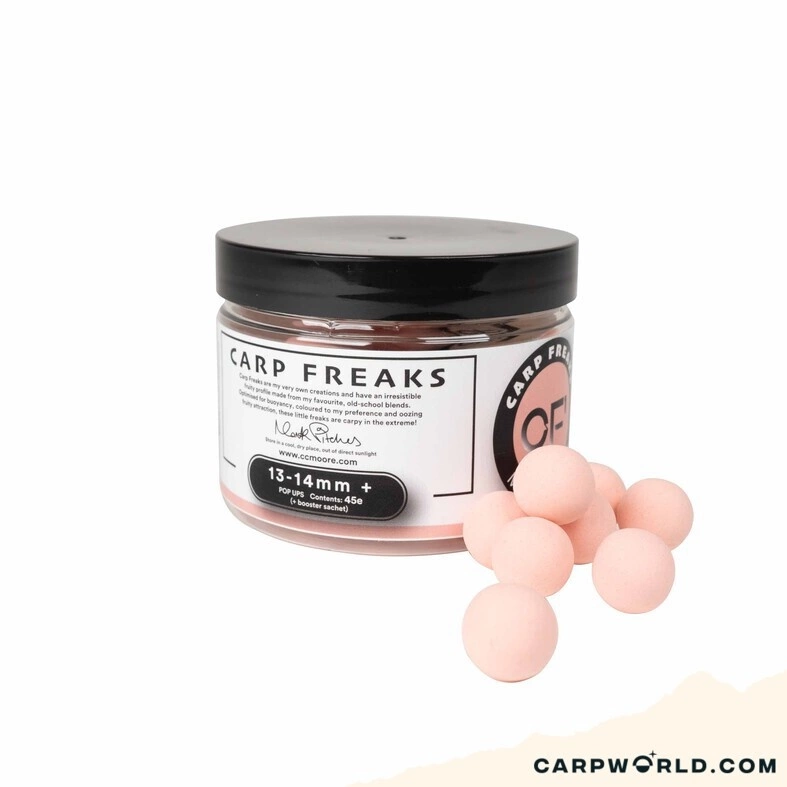 CCMoore Carp Freaks + Pop Ups Pink 13-14mm 1 CCMoore Carp Freaks + Pop Ups Pink 13-14mm