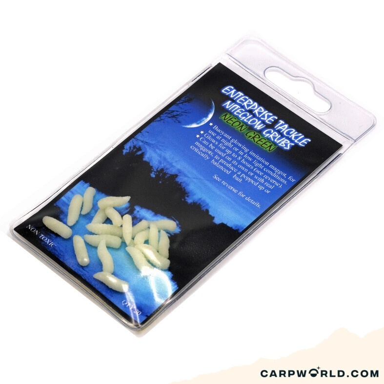 Enterprise Tackle Enterprise Niteglow Grubs Neon Green 1 Enterprise Tackle Enterprise Niteglow Grubs Neon Green