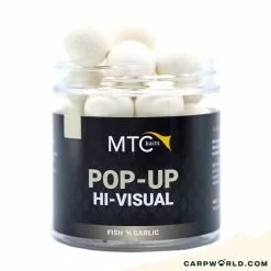 MTC Baits Fish 'n Garlic Pop-Up Hi-Visual