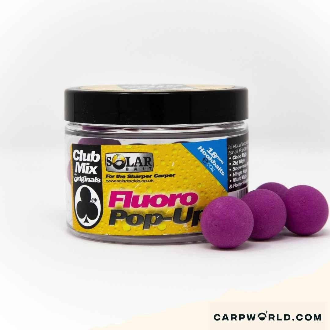 Solar Tackle Solar Fluoro Club Mix Pop-Ups 14mm 1 Solar Tackle Solar Fluoro Club Mix Pop-Ups 14mm