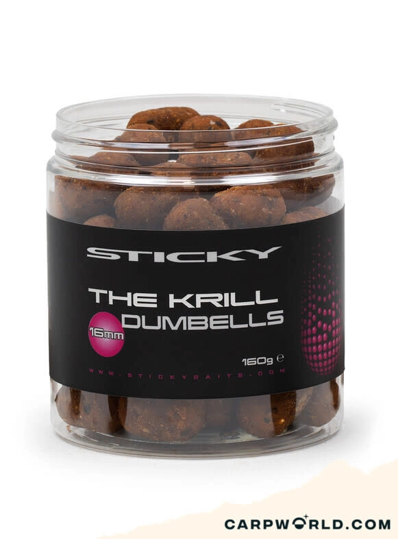 Sticky Baits The Krill Dumbells 16mm 1 Sticky Baits The Krill Dumbells 16mm